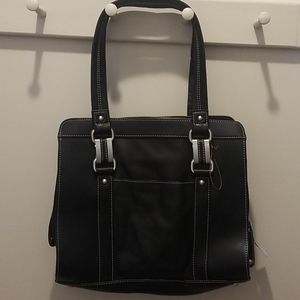 Perlina leather tote